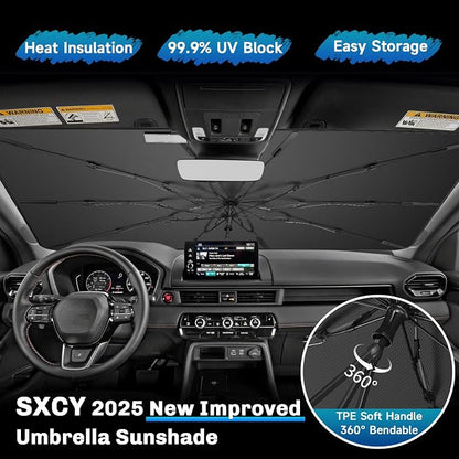SXCY for 2023 2024 2025 Honda Pilot Windshield Umbrella Sunshade for 2023 2024 - Image 3