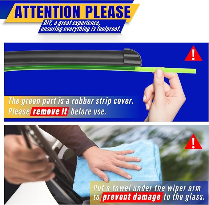 3 Wiper Blades Replacement for Subaru Legacy & Forester & Outback - Image 7