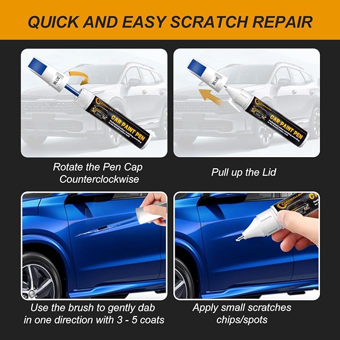 LC9X/2T Deep Black Pearl Car Touch Up Paint - Image 7