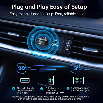 Carplay Wireless Adapter for Apple iPhone - Image 3