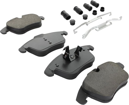 Premium Semi-Metallic Front Brake Pads Compatible - Image 2
