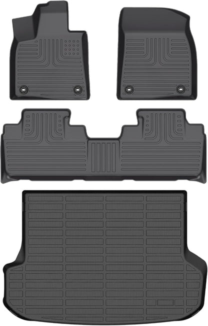 Wayhigh-All Weather Floor Mats and Cargo Mat Set Fit by Wayhigh