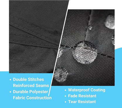 Deluxe Motorcycle Cover, Waterproof All Weather Outdoor Protection Universal - Image 4