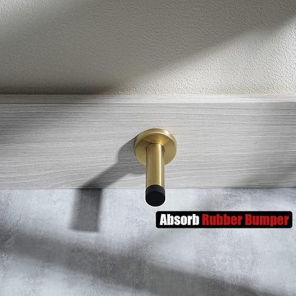 JQK Door Stopper Gold, 304 Stainless Steel Thicken 1mm Sound Dampening Door - Image 6