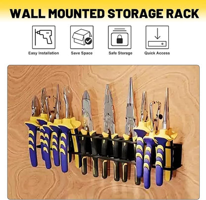 2 Pack Screwdriver Plier Organizer Wall Mount Steel Wall Mount Tool Storage - Image 3