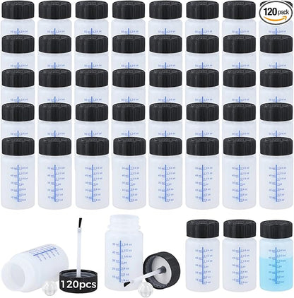 120 Pcs 2 Oz Touch Up Paint Container by Lnrueg