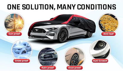 Mustang Car Cover Waterproof All Weather - Image 6
