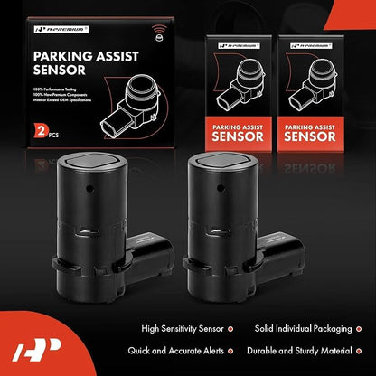 A-Premium 2-PC Rear Reverse Backup Parking Assist Sensor Compatible - Image 3