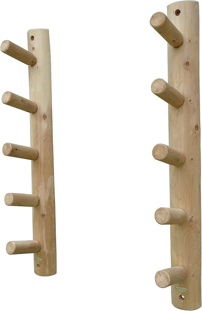 10-Place Wall-Mounted Ski Log Racks - Image 2