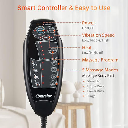 Massage Seat Cushion with Heat, Back Massager - Image 5