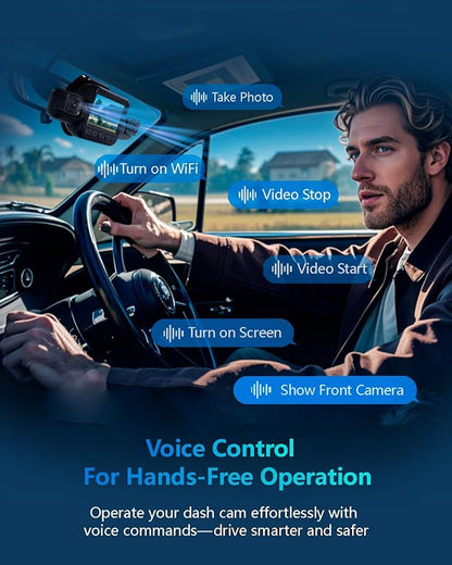 AI Dash Cam Front Rear Inside - Image 9