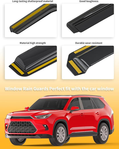 in-Channel Window Rain Guards Fit - Image 8