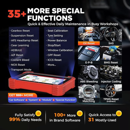 LAUNCH X431 CRP919XBT OBD2 Scanner, 2025 Wireless Bidirectional Scan Tool - Image 4