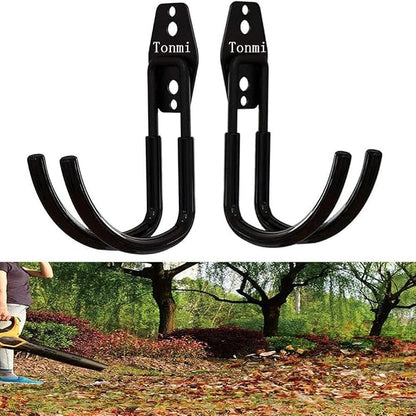 2Pcs Leaf Blower Hanger for Garage, Chainsaw Holder Wall Mount, Power Hedge - Image 2
