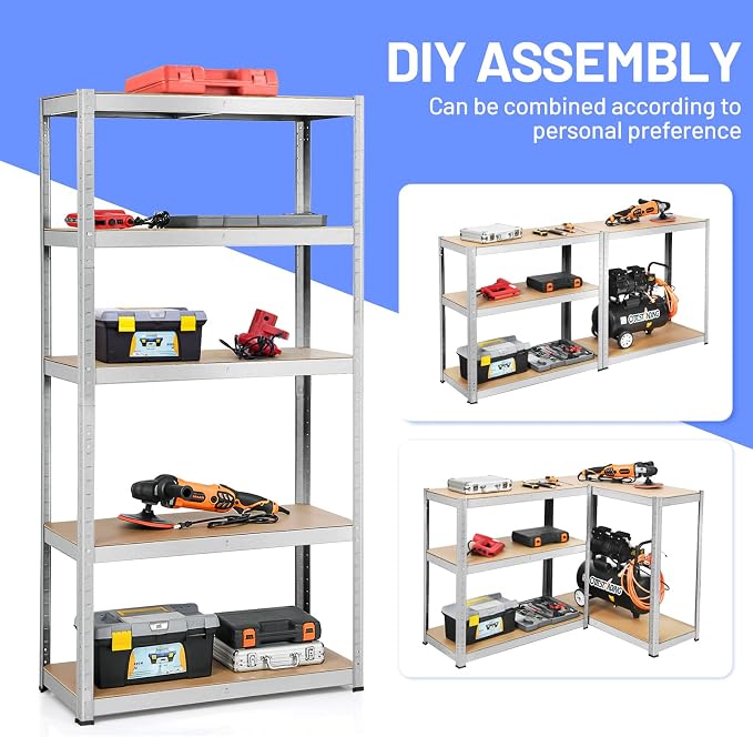 ERGOMASTER 5 Tiers Steel Shelves - Image 6
