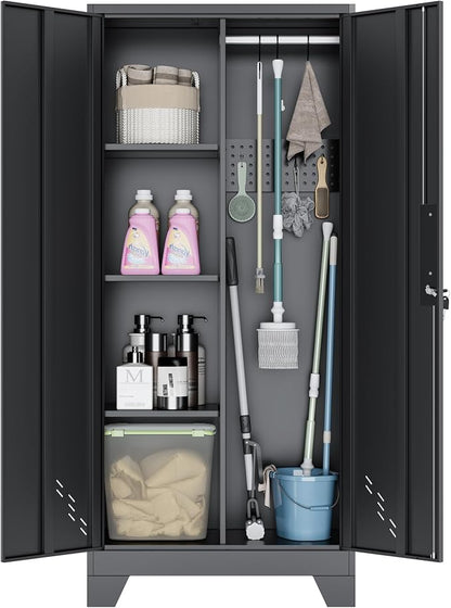 Metal Storage Cabinet, Utility Cabinet by ZONLESON