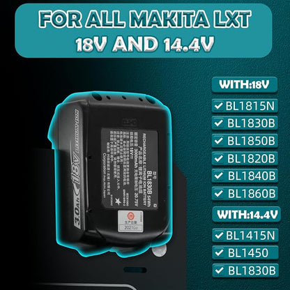 FETESNICE Wall Mount for Makita Battery Charger Holder, Easy Installation - Image 5