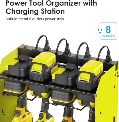CCCEI Green Large Tools Organizer Wall Mount Charging Station, 39 Inch Long - Image 4