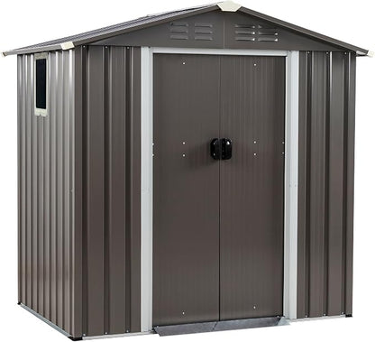 Shintenchi 6x4 FT Outdoor Storage Shed - Image 6
