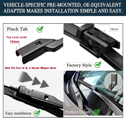 AUTOBOO 25"+22" Windshield Wipers - Image 6