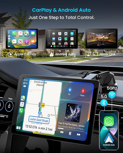 11" Extra Large Wireless Apple CarPlay Screen - Image 2