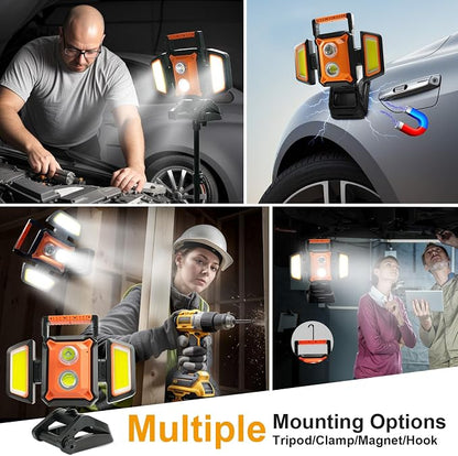 4000LM LED Work Light Rechargeable - Image 4