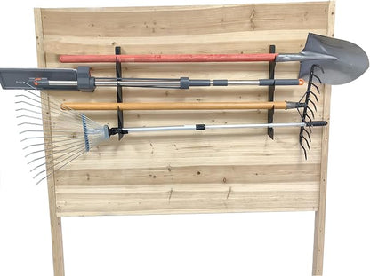 Wall Mount Garden Storage Tool Organizer, Heavy Duty Shed Tool Organizer - Image 2