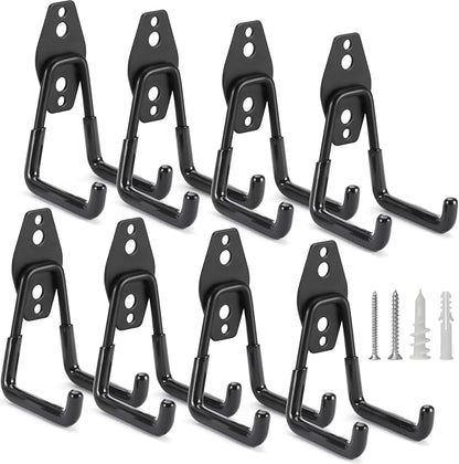 8 Pack Heavy Duty Garage Hooks Storage Organizer Wall Mount Power and Garden by LUPYJI