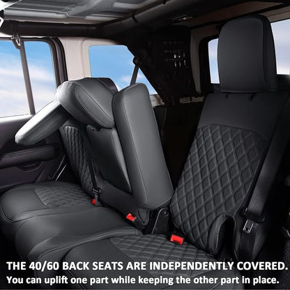 GIANT PANDA Customized Full Set Car Seat Covers - Image 6