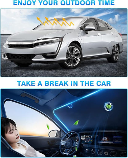 KUST Windshield Sun Shade for 2017-2021 Honda Clarity Window Shade Sun Visor - Image 5