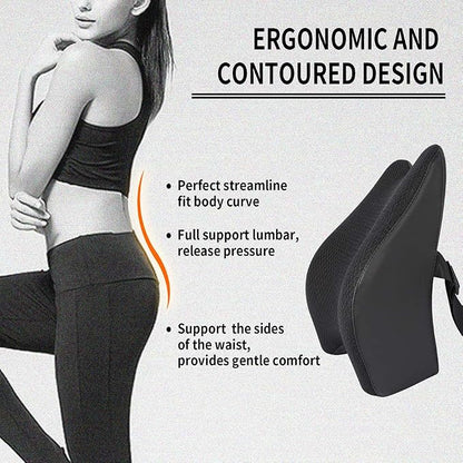Memory Foam Lumbar Support Pillow - Image 3