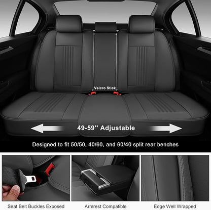 Car Seat Covers Full Set, Front and Rear Seat Covers - Image 6
