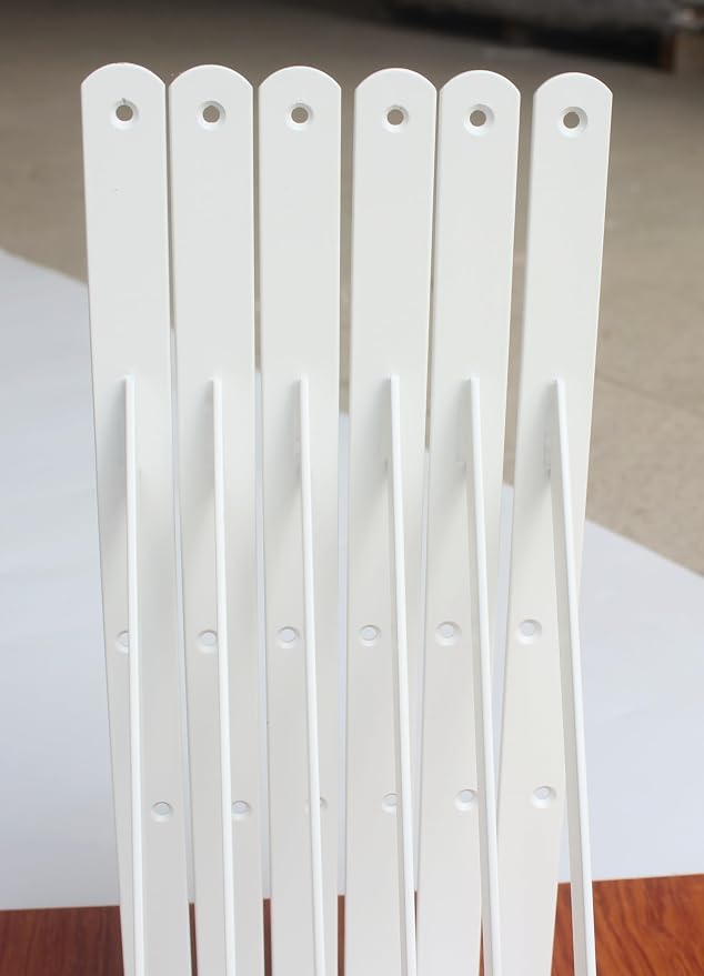16 Pack L16 x H 10" White Heavy Duty Shelf Brackets - Image 6