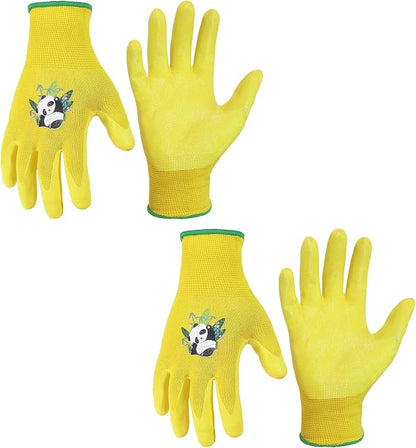 HANDLANDY 2 Pairs Kids Gardening Gloves, Toddler Children Garden Yard Work by HANDLANDY
