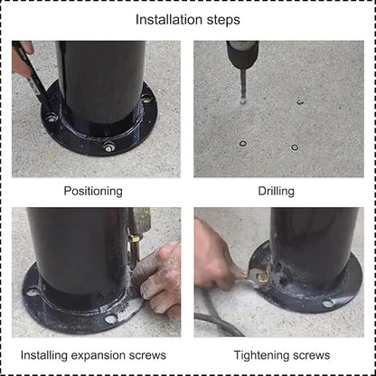 Safety Barrier Bollard for Driveways, Parking Bollard for Warehouse, Traffic - Image 6