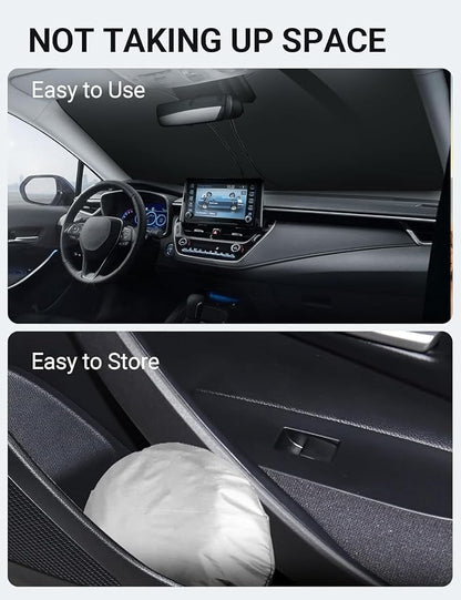 Proadsy for Toyota Corolla 2019-2024 2025 Windshield Sun Shade 4-Layer Foldable - Image 9
