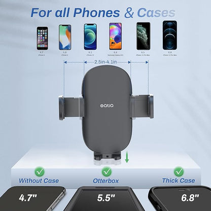OQTIQ 13" Gooseneck Car Phone Mount – Windshield & Dashboard Holder - Image 5