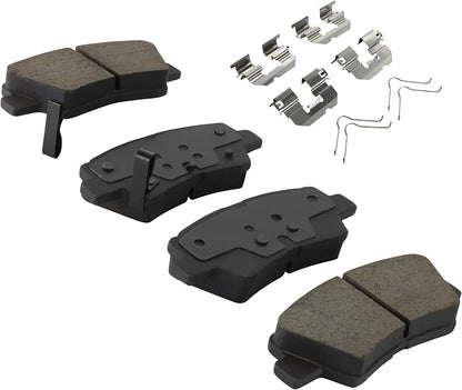 Premium Ceramic Rear Brake Pads Compatible - Image 2