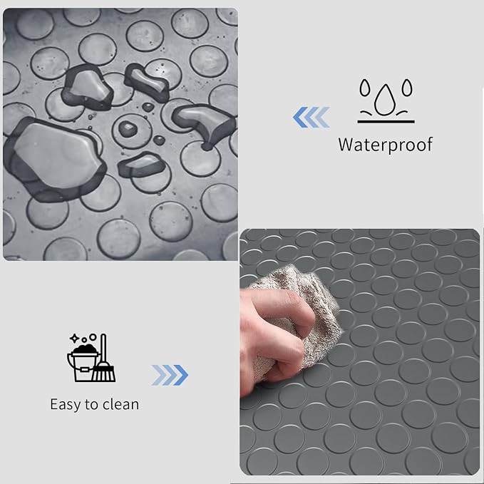 Premium Garage Floor Mat, Commercial Grade Heavy Duty Parking Mat - Image 4