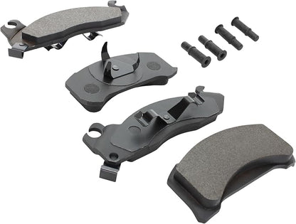 Premium Semi-Metallic Front Brake Pads Compatible - Image 2