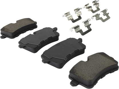 Premium Semi-Metallic Rear Brake Pads Compatible - Image 2