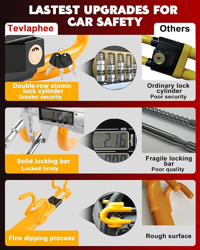 Tevlaphee Steering Wheel Lock - Image 3