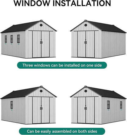 YITAHOME 8x16 FT Outdoor Storage Shed - Image 9