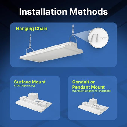 2 FT Linear LED Shop Light, Industrial & Warehouse Use, 5000K Daylight - Image 8
