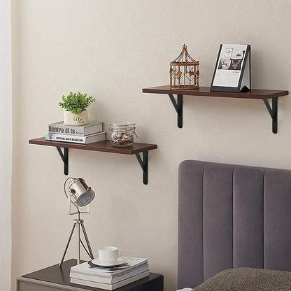 24 Pack L8 x H 6" Black Heavy Duty Shelf Brackets - Image 6