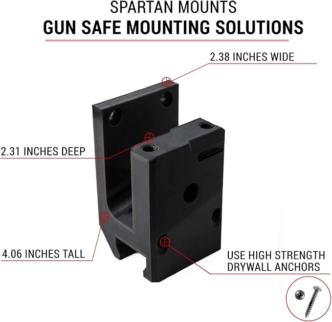 Spartan Mounts Locking .223/5.56 Rifle Mount Wall Display | Low Profile - Image 2