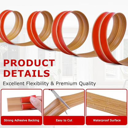 Flexible Wall Corner Protector Moulding Trim Peel and Stick Wall Corner Guards - Image 2
