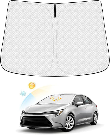 Windshield Sun Shade for Toyota Corolla 2019-2026 Accessories Thicken 6-Layer by Canvcle
