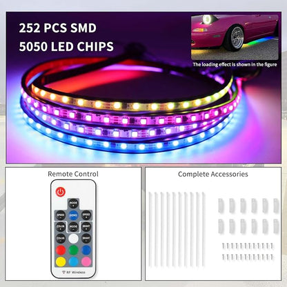 Underglow Lights for Car, APP Control 12V Flexible LEDs Underbody Lights - Image 3