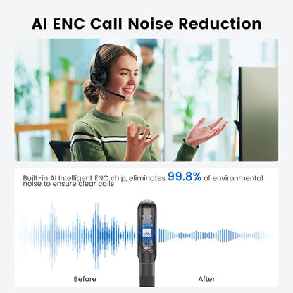 EKSA H3 Trucker Bluetooth Headset V5.4, Wireless Headphones - Image 2